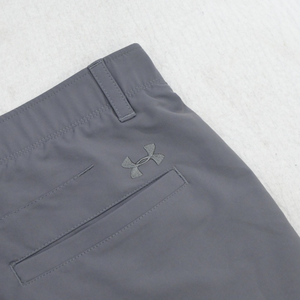 Under Armour Golf Shorts Mens 38 Loose Gray HeatGear Nylon Stretch Performance